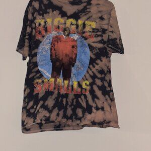 Biggie Smalls Tie Dye T-Shirt Y2K Hip Hop Rap Tee